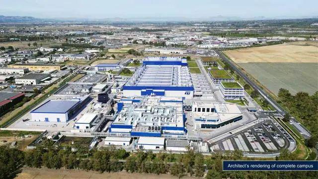 Figure: STMicroelectronics is investing €5 billion to build a factory