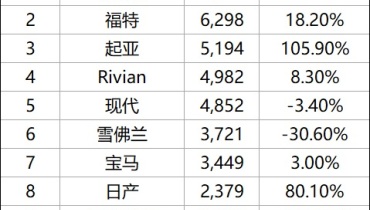 6月美国电动汽车品牌销量排行榜Top10分析