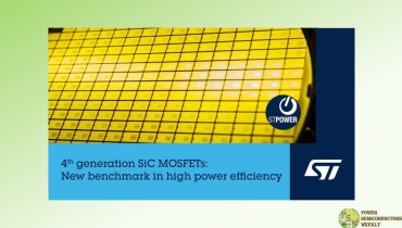意法半导体推出定制款SiC功率MOSFET