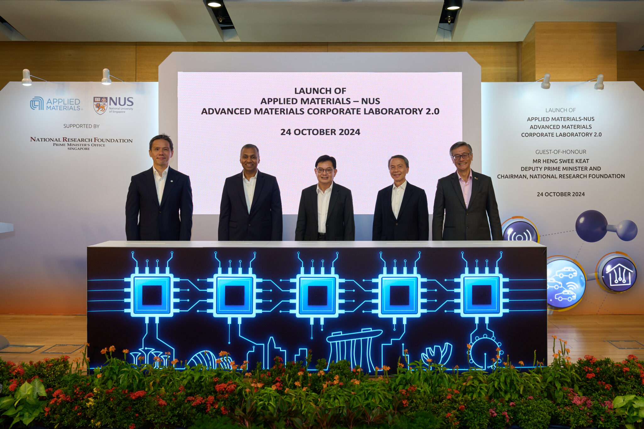 Applied Materials deepens semiconductor research collaboration with the National University of Singapore