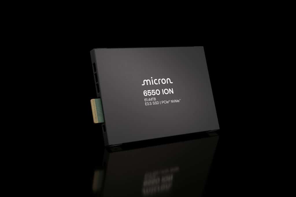 图：Micron推出全球首款60TB PCIe Gen5 NVMe SSD