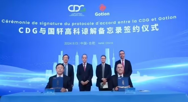 Figure: Chairman of Gotion Hi-Tech and Chairman of CDG Group signed a cooperation agreement