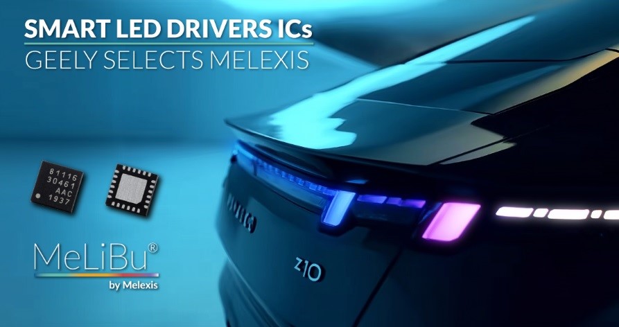 Figure: Geely Z10 model chooses Melexis MLX81116 to realize the smart lighting solution