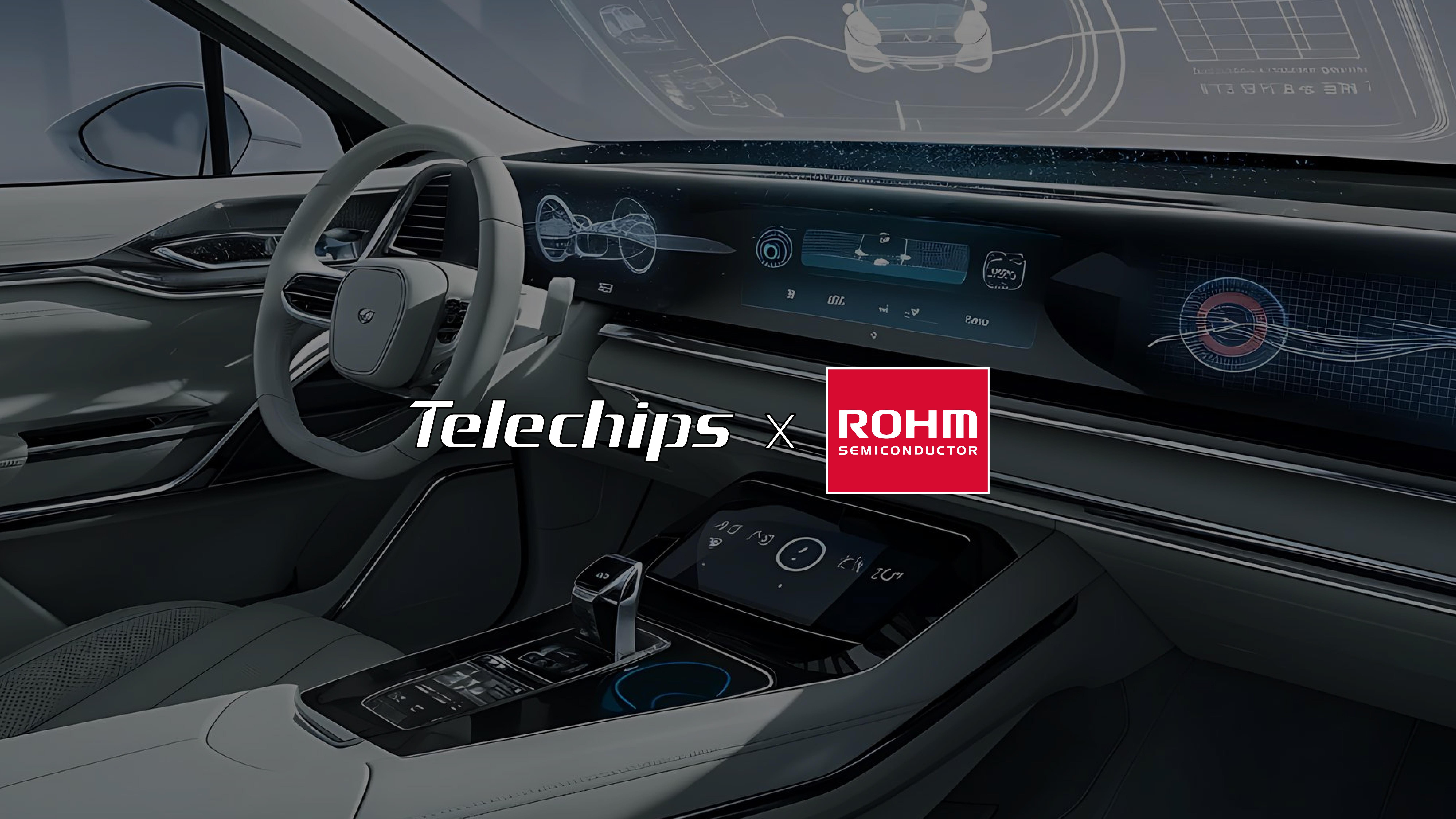 图：ROHM半导体助力Telechips新一代汽车座舱SoC电源设计