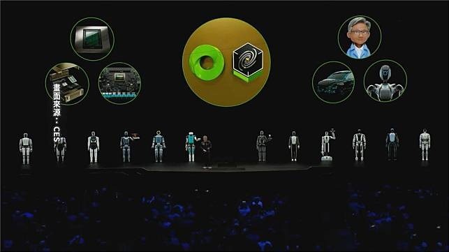 Pictured: Nvidia showcased 14 humanoid robots at CES2025