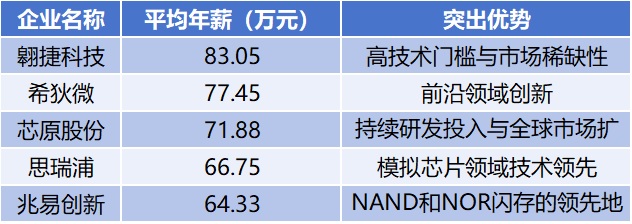 Figure: Representatives of the highest-paid companies in the semiconductor industry in 2024
