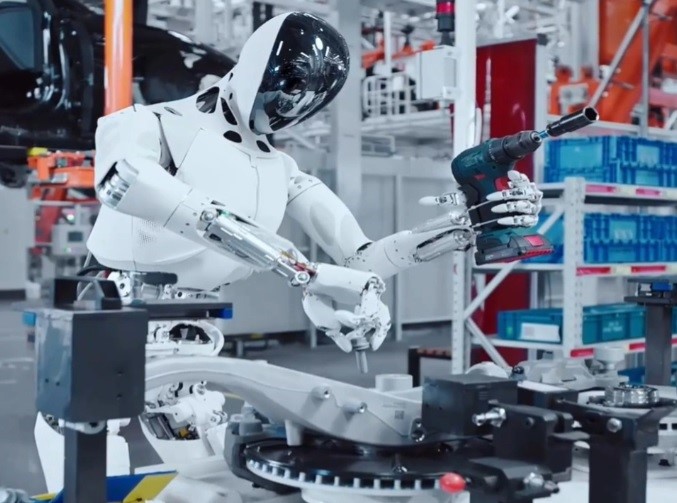 Pictured: Xpeng Iron has entered the Xpeng Motors plant