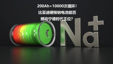 200Ah+10000次循环！比亚迪硬核钠电池能否撼动宁德时代王位？