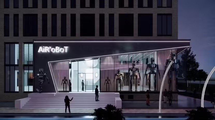 Figure: Renderings of Beijing Yizhuang Robot 4S store