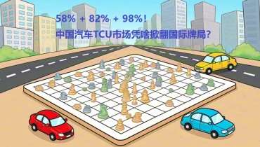 热点资讯-58% + 82% + 98%！中国汽车TCU市场凭啥掀翻国际牌局？