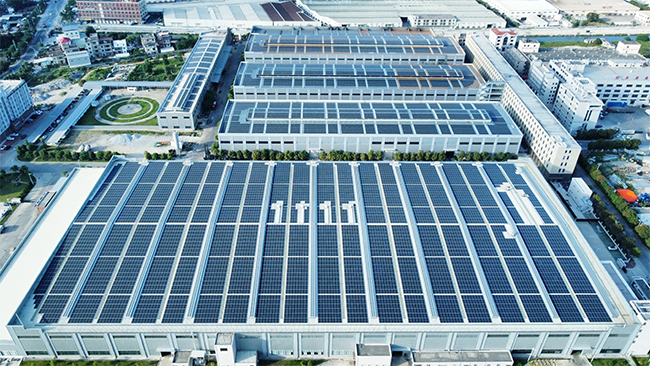 图1：禾望电气助力的工商业光伏项目,总容量10MW